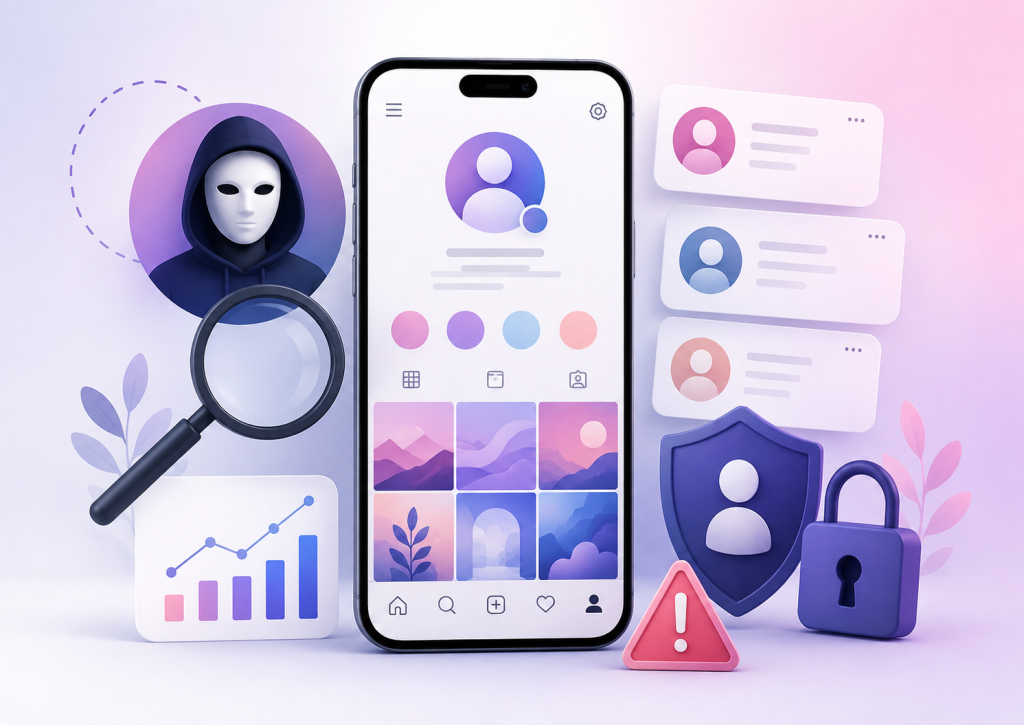 Statistiche e rischi dei profili falsi su Instagram
